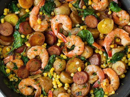 shrimp boil skillet recipe