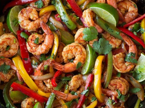 shrimp fajitas recipe