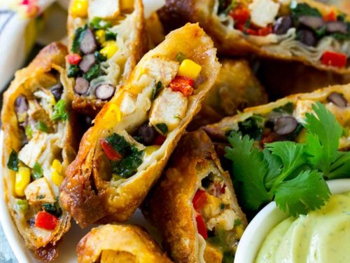 southwestern egg rolls recipe