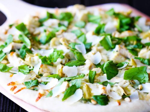 spinach artichoke chicken pizza recipe