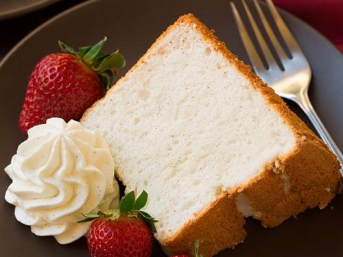 vanilla bean angel food cake recipe