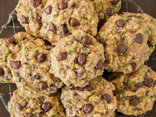 zucchini oatmeal chocolate chip cookies recipe