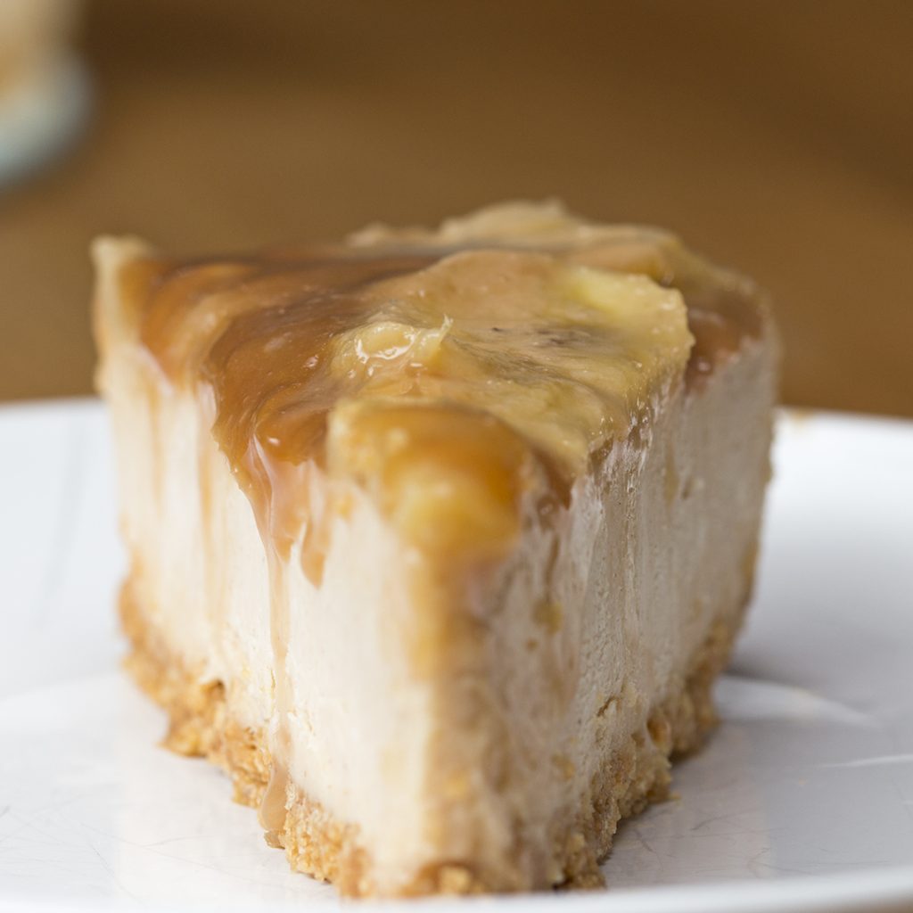 caramelized banana peanut butter cheesecake recipe