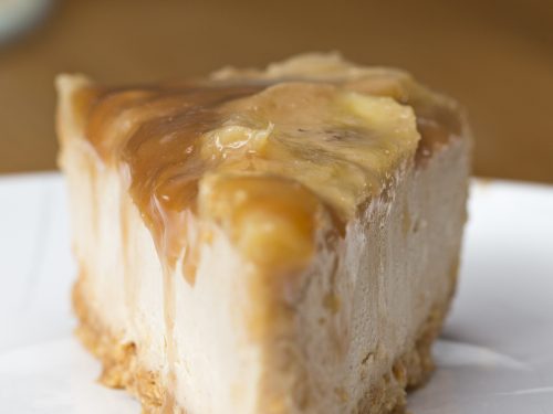 caramelized banana peanut butter cheesecake recipe