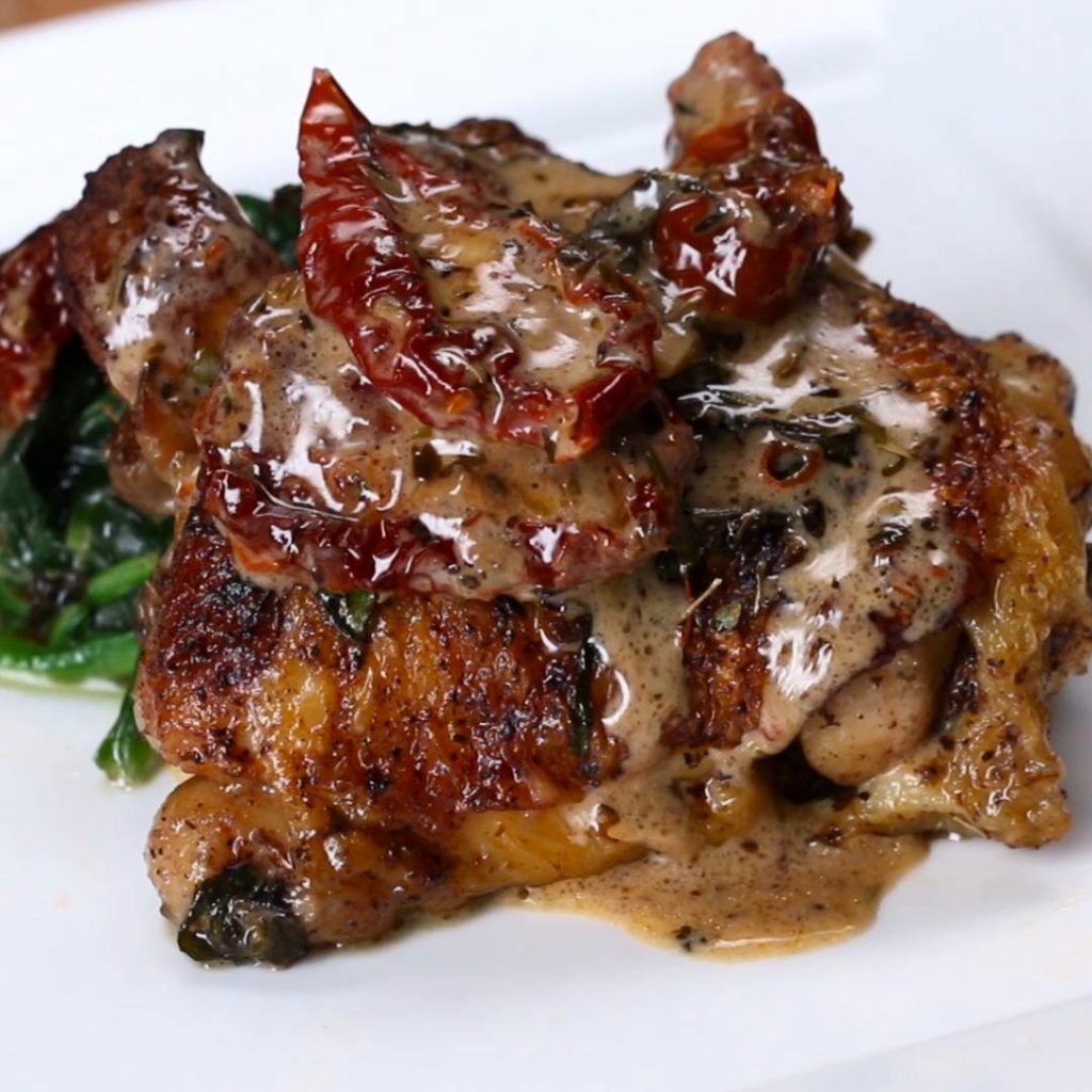 chicken with sun-dried tomato cream sauce recipe