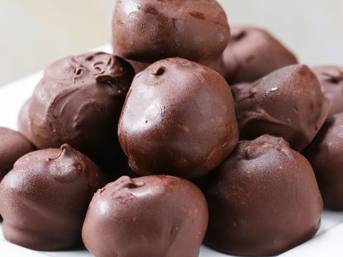 chocolate peanut butter oat balls recipe