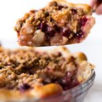 cranberry pear crumble pie recipe