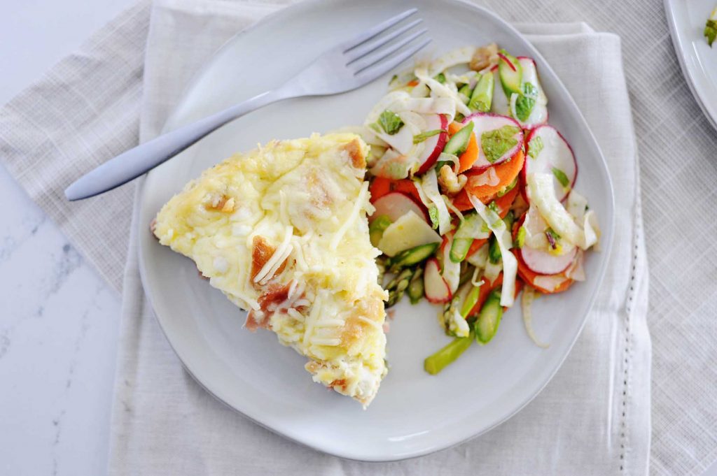 easy breakfast casserole with prosciutto recipe