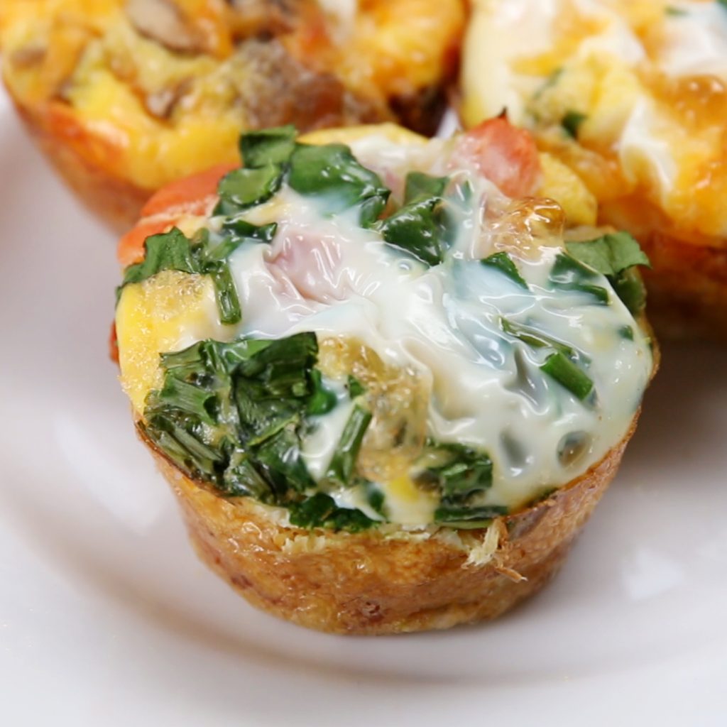 easy omelette cups recipe