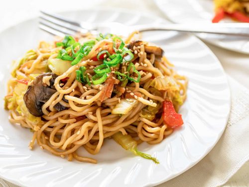 easy vegetable lo mein recipe