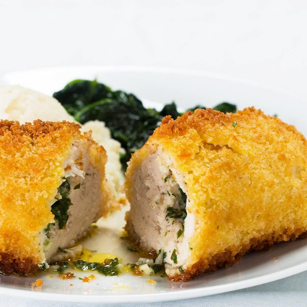 garlic butter-stuffed chicken recipe