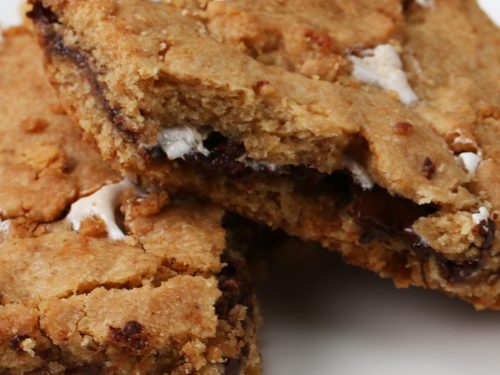 hazelnut s'mores bars recipe