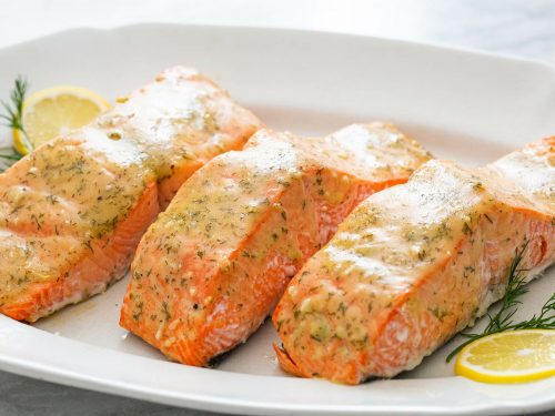 honey mustard baked salmon recipe