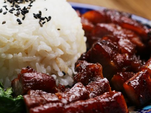 malaysian-style barbecue pork belly (char siu pork) recipe