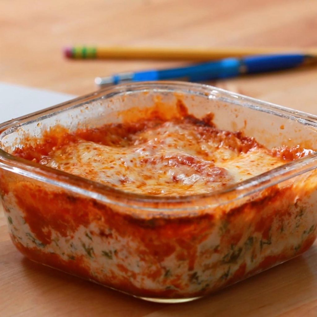 microwave meal-prep lasagna recipe