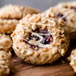 peanut butter jam thumbprints recipe