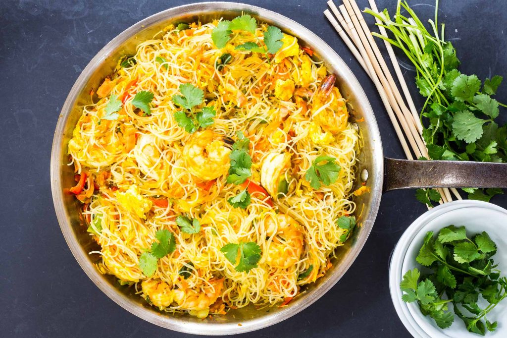 singapore noodles with shrimp recipe