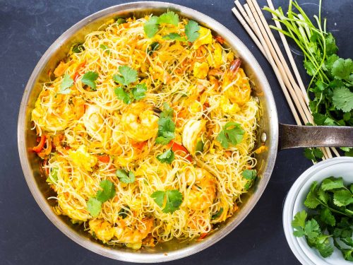 singapore noodles with shrimp recipe