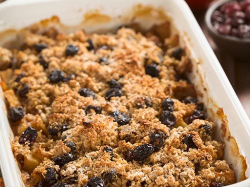 oatmeal with blackberries