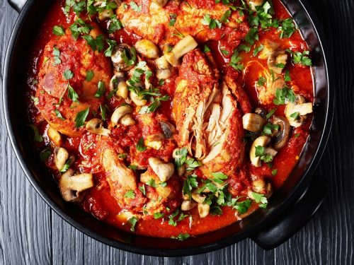 easy chicken cacciatore