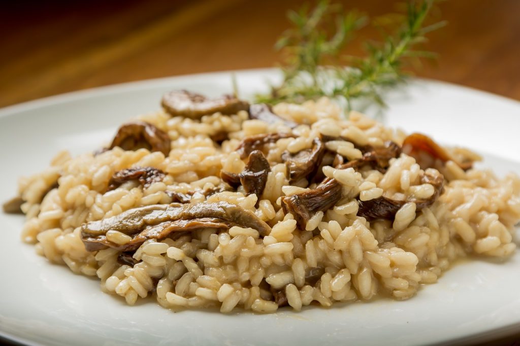 mushroom risotto