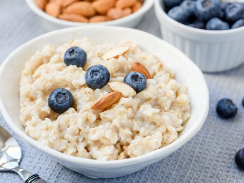 scrumptious coconut blueberry oatmeal