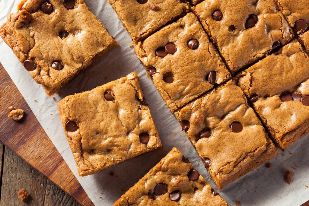 sweet coffee chocolate blondies