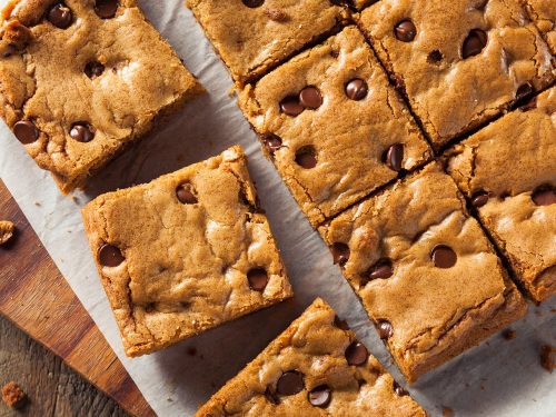 sweet coffee chocolate blondies