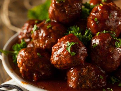 savory grape jelly meatballs