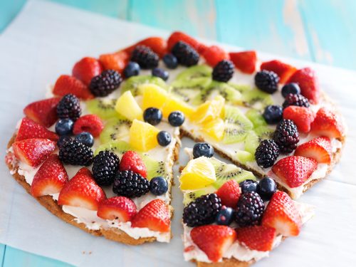 sweet fruit pizza