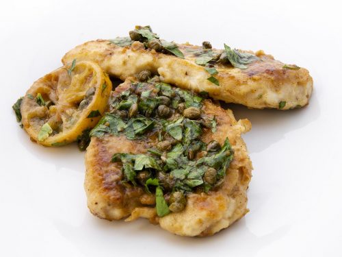 delicious garlic chicken piccata