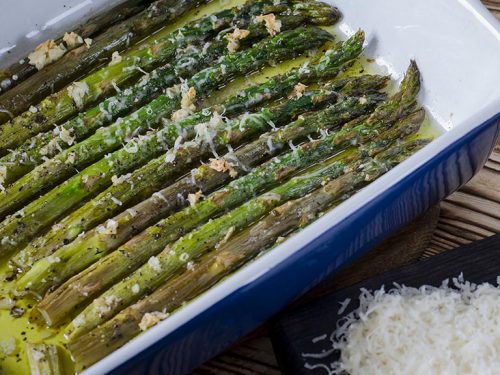 tasty garlic parmesan roasted asparagus