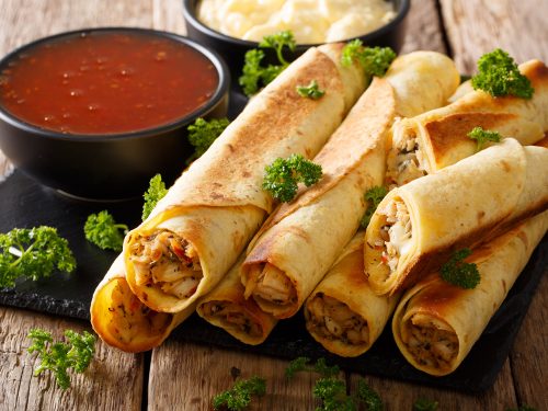 homemade taquitos