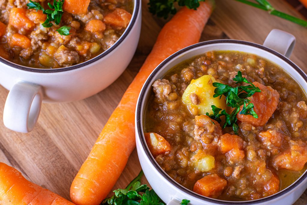 tasty lentil soup