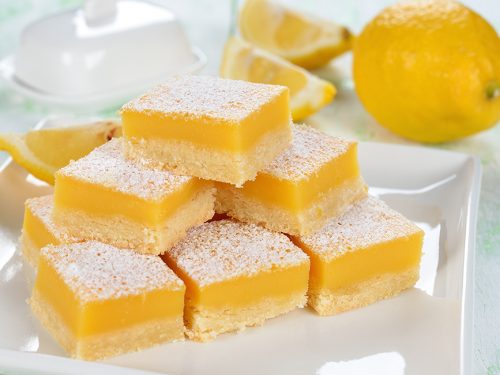 buttery lemon bars