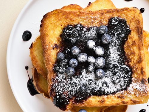 toasted lemon blueberry bread