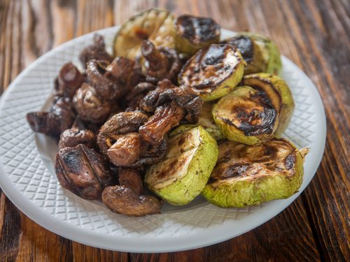 delicious zucchini and mushroom chicken