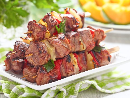 smoky pork kabobs with pineapple