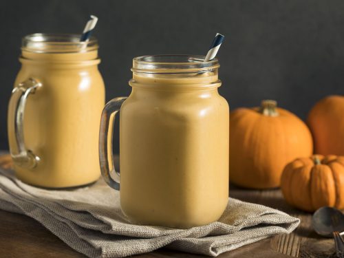 healthy pumpkin cheesecake smoothie