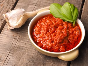 spicy red pepper pesto