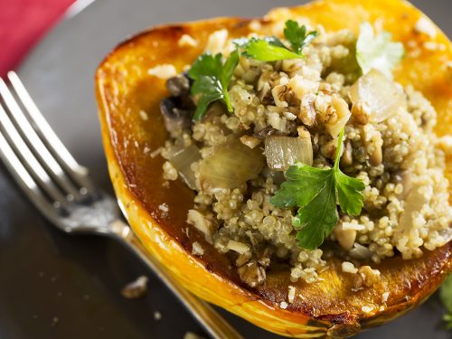 savory stuffed acorn squash