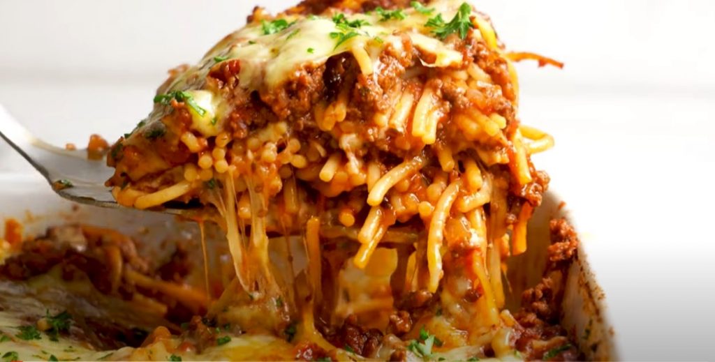 baked tex-mex spaghetti recipe