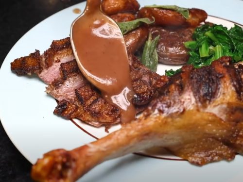 roast goose with port gravy recipe