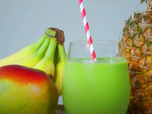 green tropical smoothie recipe