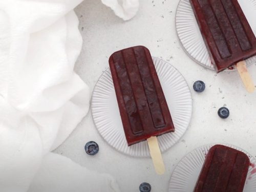 blueberry pomegranate popsicles recipe