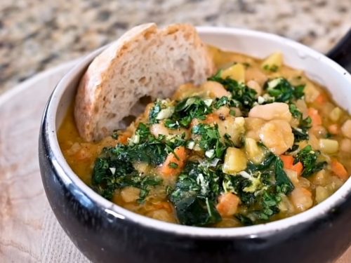 spinach and white bean soup recipe