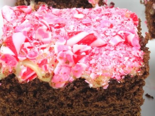 candy cane fudge brownies recipe