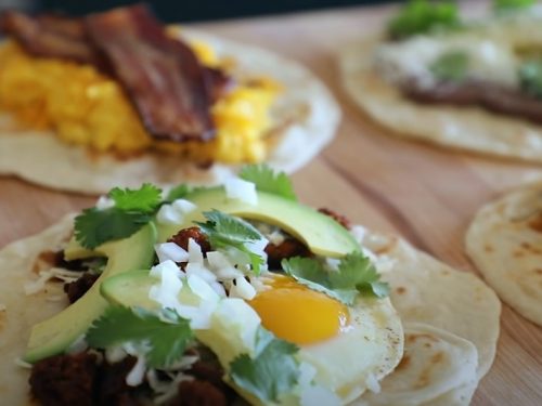 veggie breakfast tacos recipe