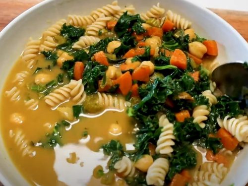 chickpea and pasta soup recipe