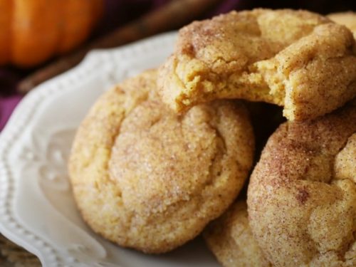 skinny pumpkin snickerdoodles recipe